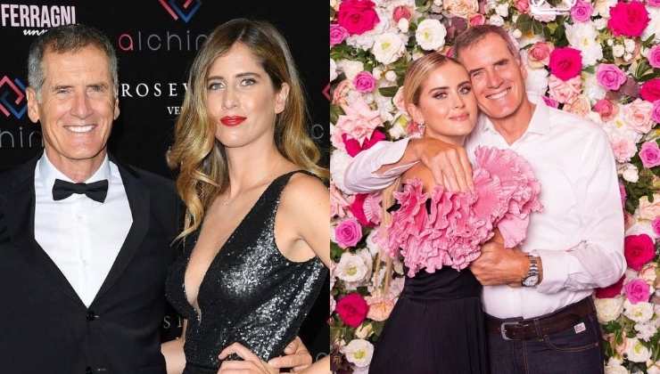 francesca e valentina ferragni con papà ad eventi