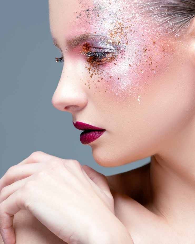 glitter make up