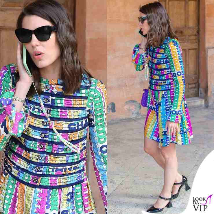 Charlotte Casiraghi con abito