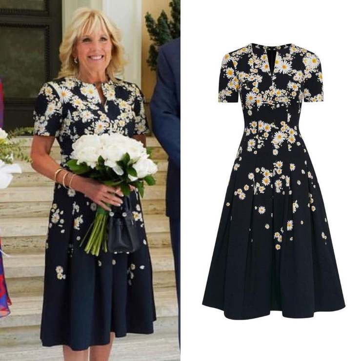 Jill Biden con margherite