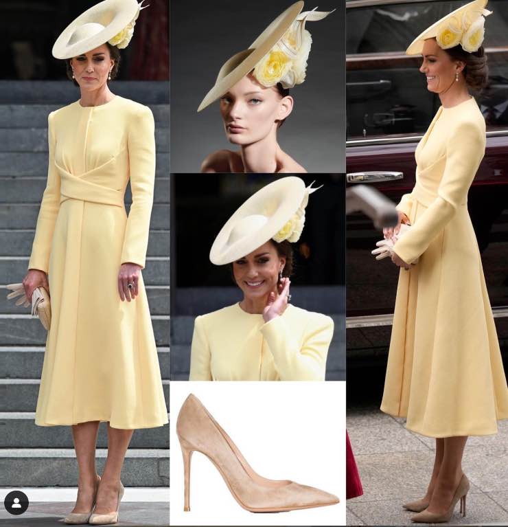 Kate Middleton vestito giallo