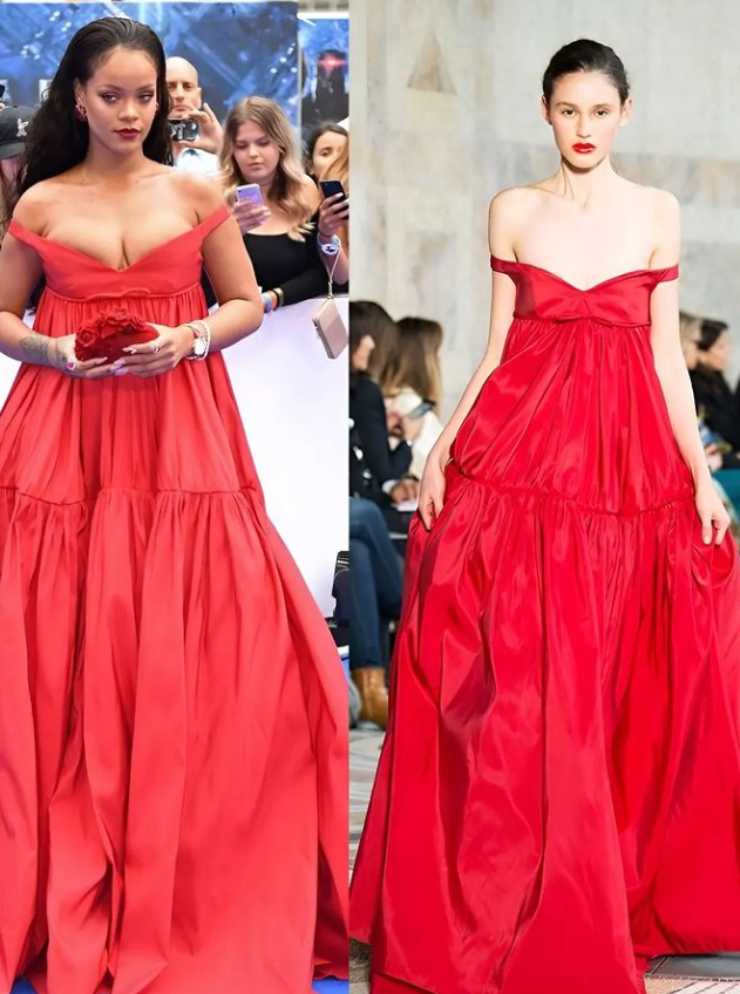 Rihanna in rosso 