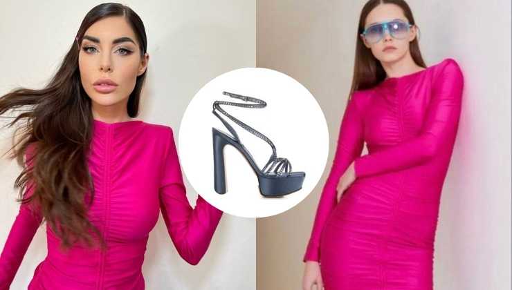 bianca atzei brand abito e scarpe