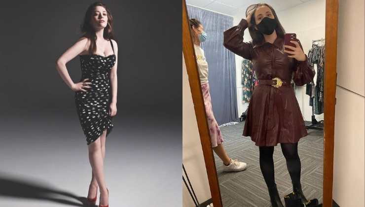 kat dennings minidress e abiti in pelle