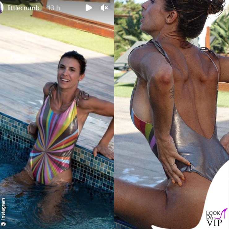 Elisabetta Canalis in piscina