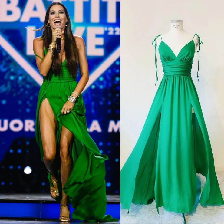 Elisabetta Gregoraci in verde