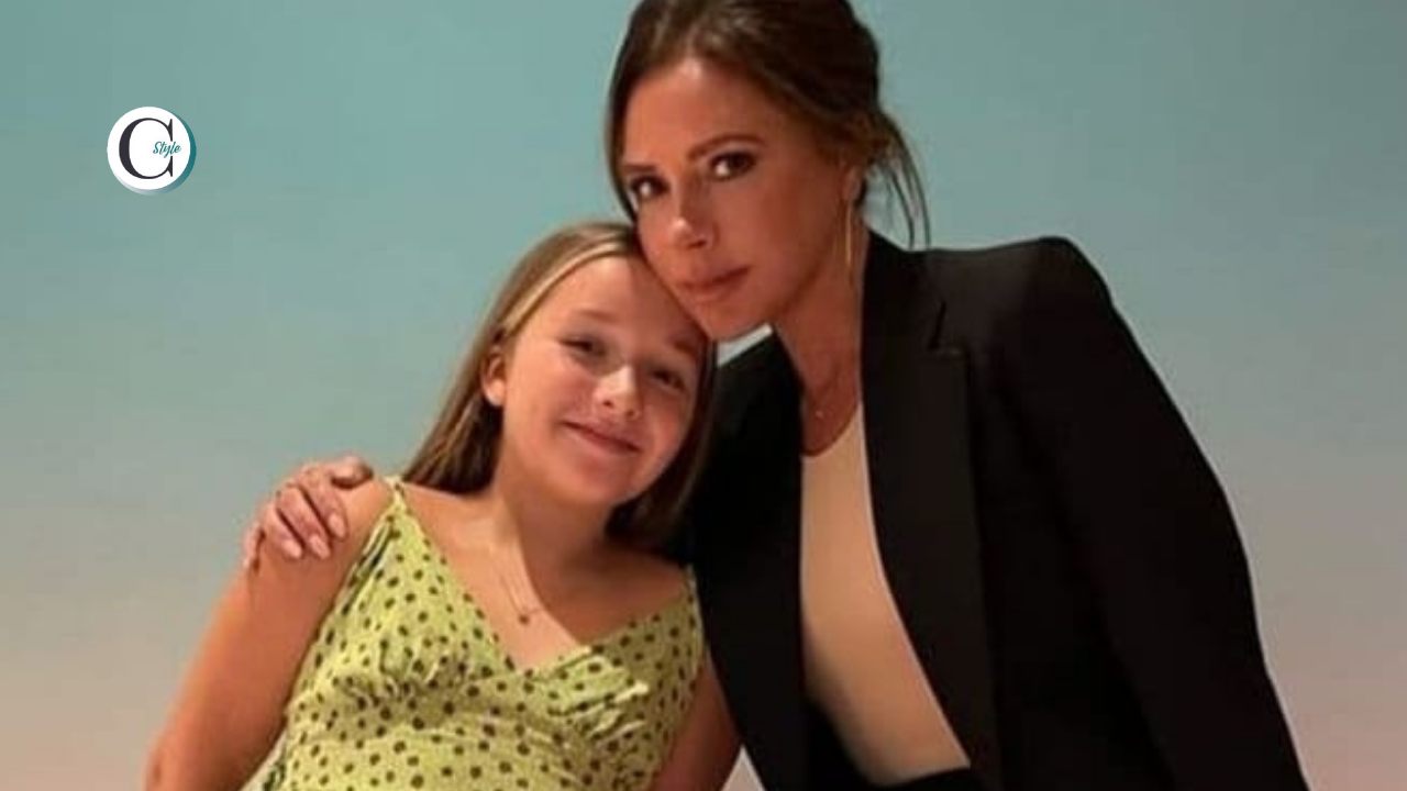 Harper e Victoria Beckham copertina