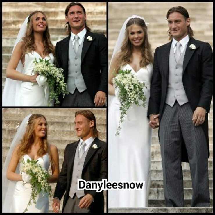 Ilary e Totti matrimonio