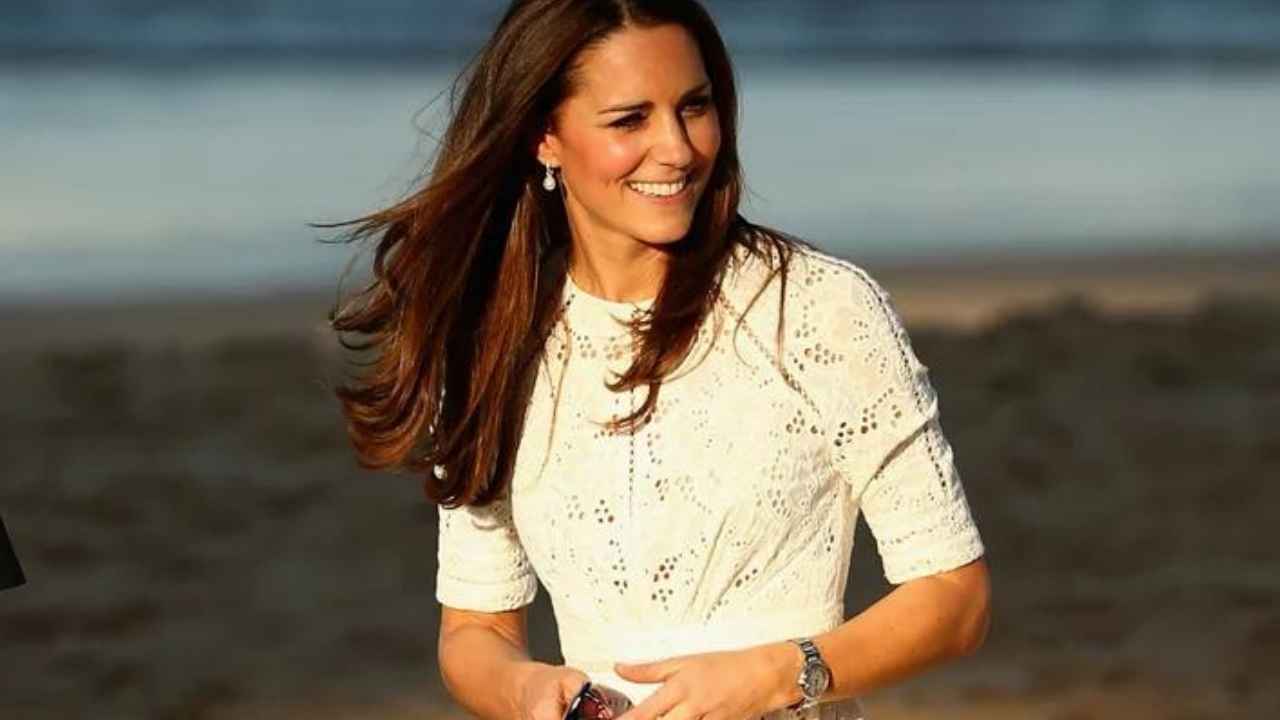 Kate Middleton spiaggia