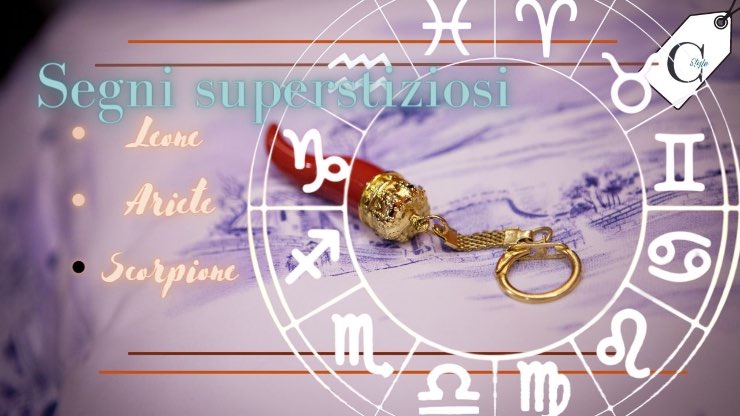 segni superstiziosi zodiaco