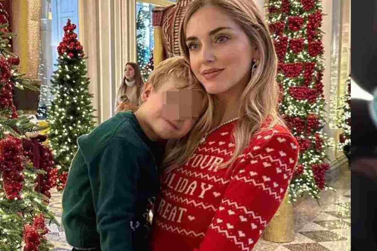 Chiara Ferragni con Leone