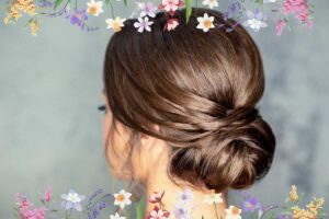 donna con chignon