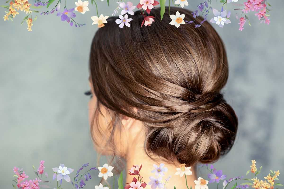 donna con chignon