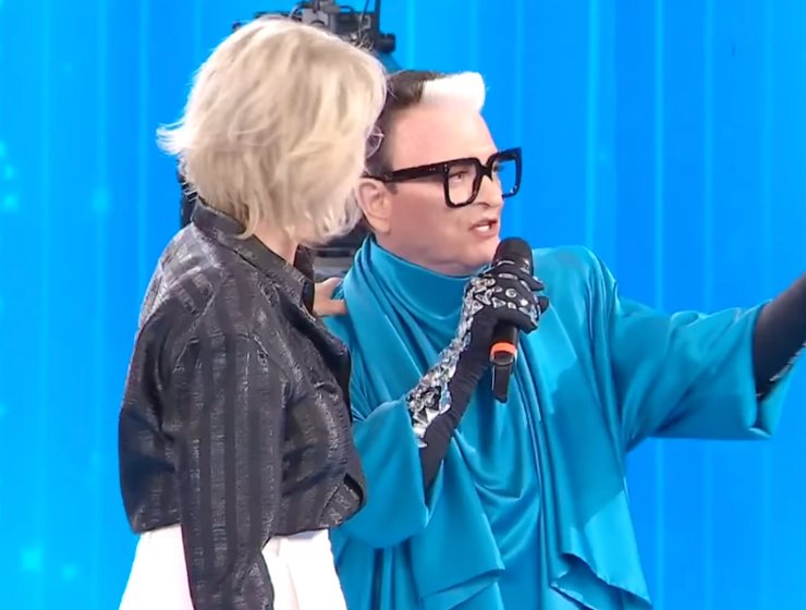 maria de filippi e cristiano malgioglio ad amici