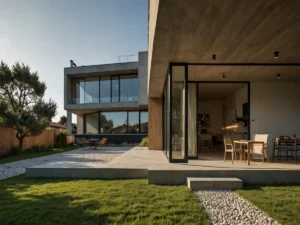 Feeling Home: L'Architettura Moderna incontra Funzionalità e Stile in una Villetta Familiare